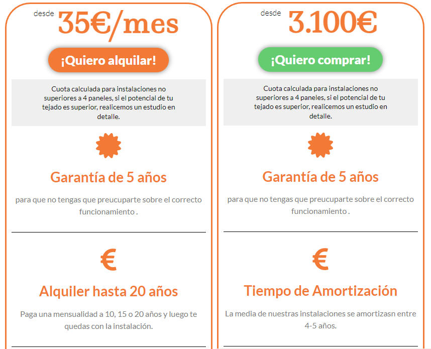 SolBrick precio instalación fotovoltaicas para autoconsumo